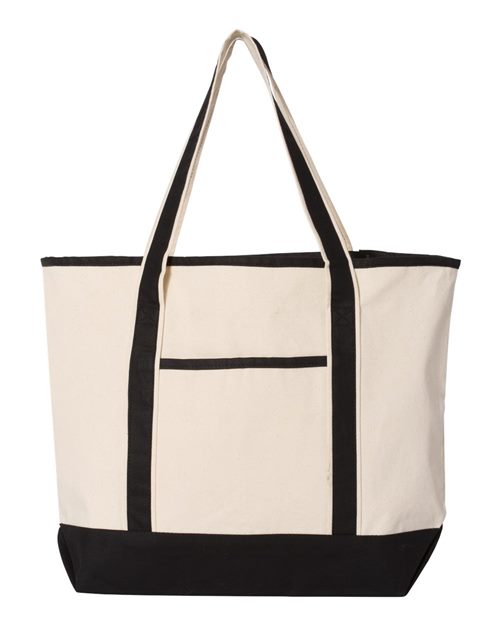 34.6L Large Canvas Deluxe Tote Q-Tees