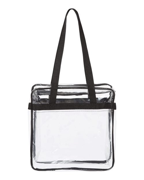 OAD Clear Tote with Zippered Top OAD
