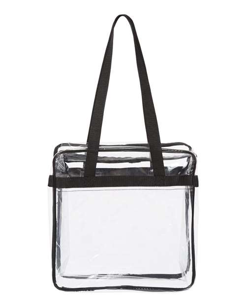 OAD Clear Tote with Zippered Top OAD