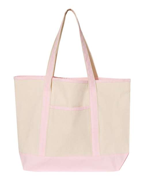 34.6L Large Canvas Deluxe Tote Q-Tees