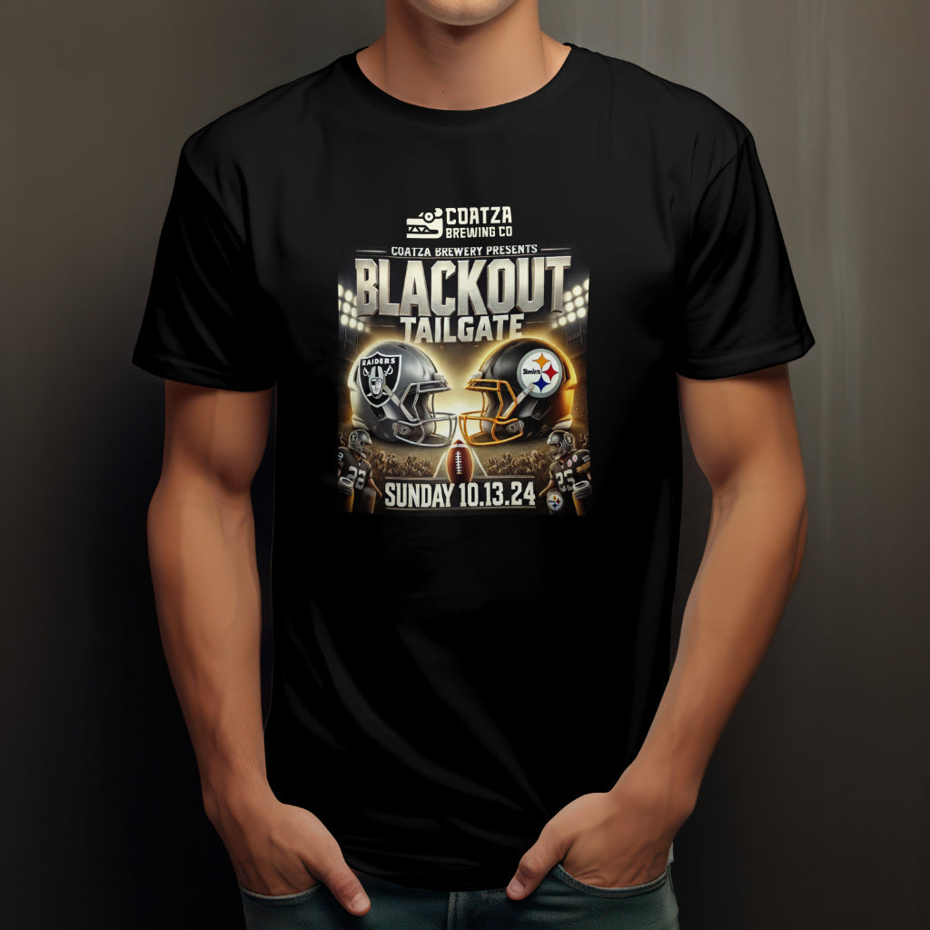Coatza Blackout Tailgate Event Tee Guildan