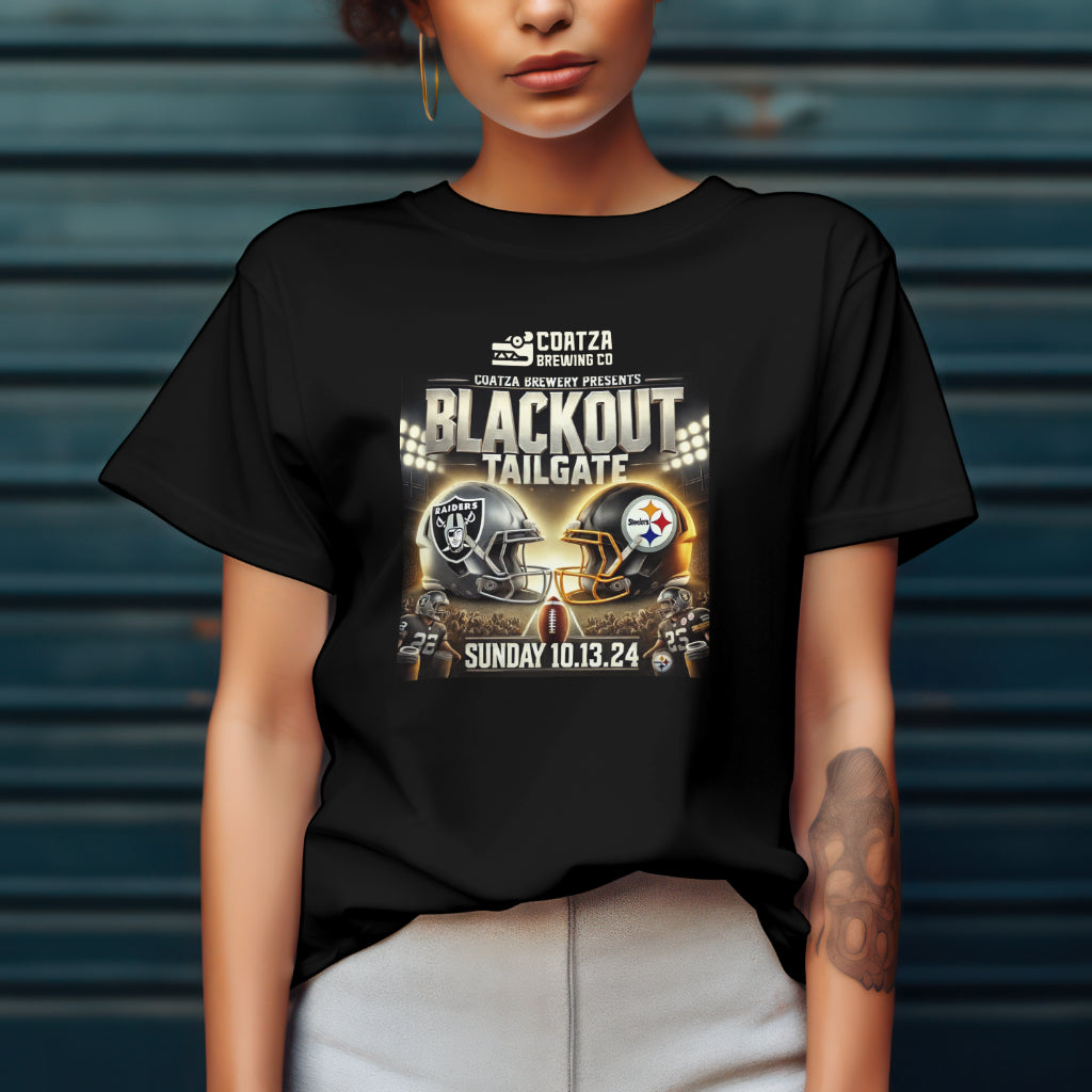 Coatza Blackout Tailgate Event Tee Guildan