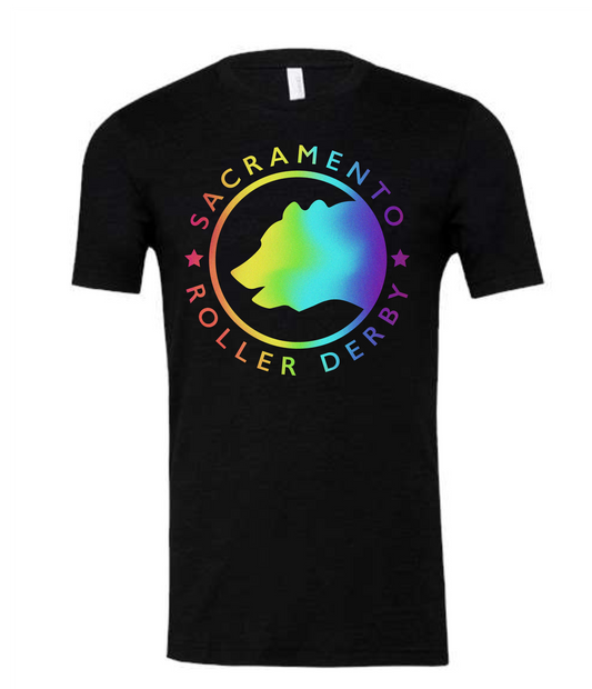 Rainbow Logo Triblend S/S Tee