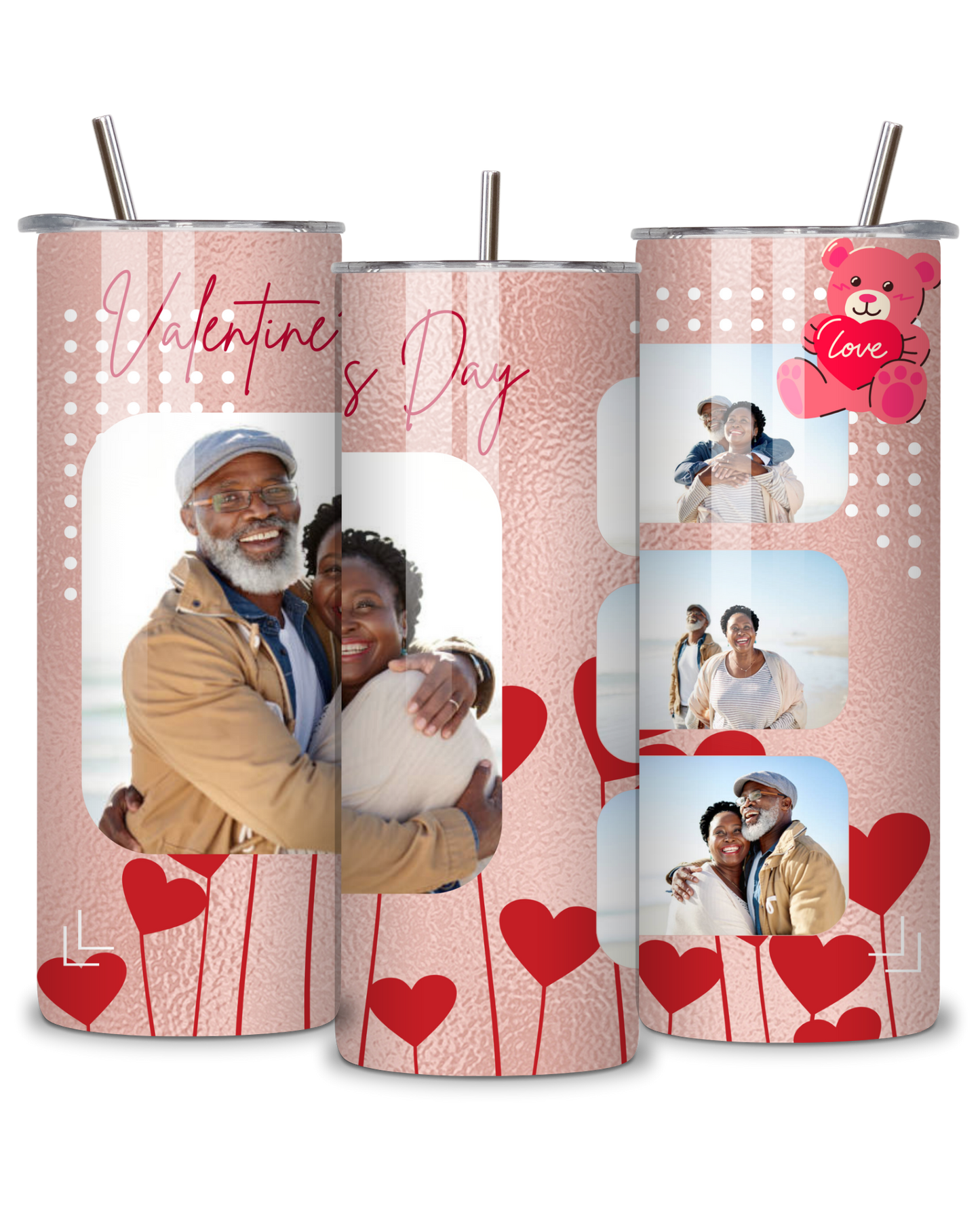 Love Bear Skinny Tumbler