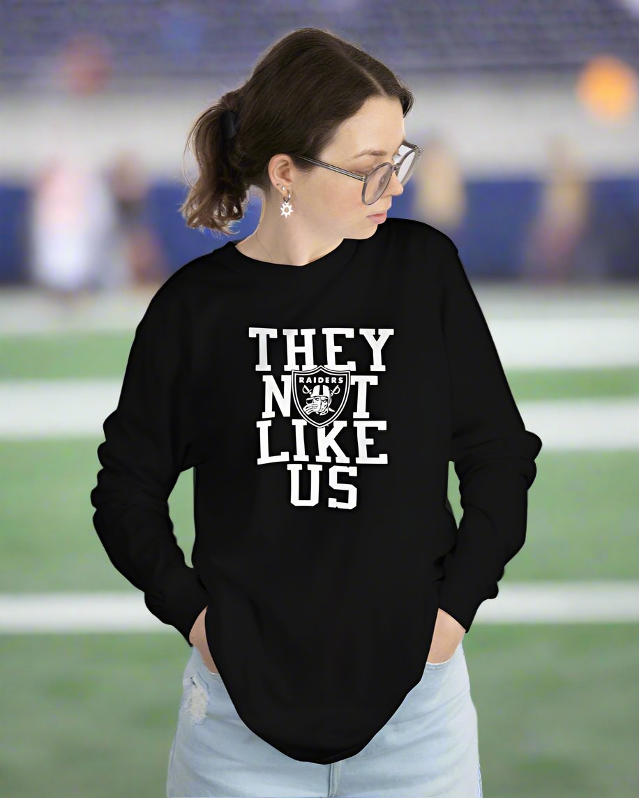 They Not Like Us Raider Women's Tee Sactown's Finest Vinyl & Print