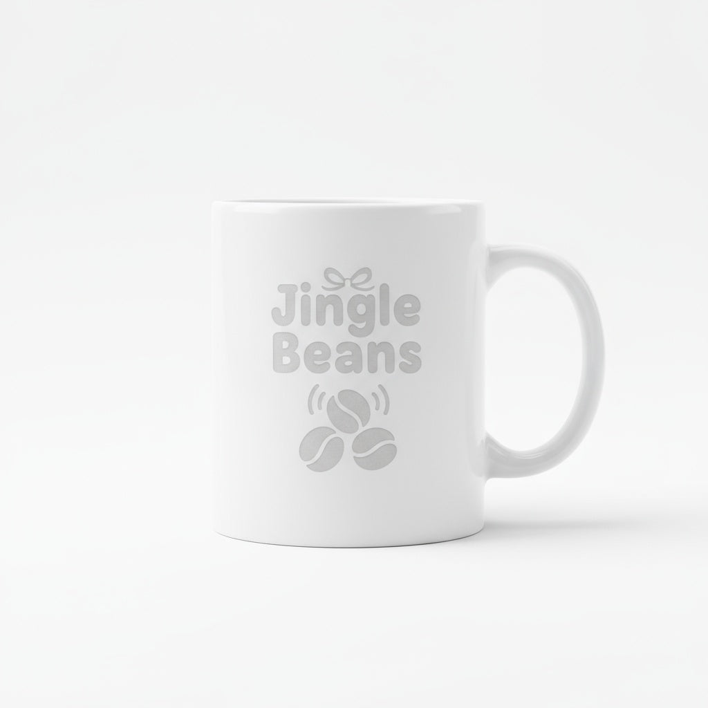 Jingle Beans - Laser Etched Christmas Coffee Mug | Funny Holiday Gift