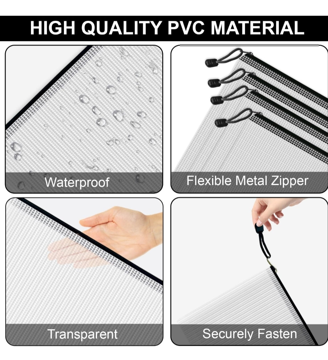 Custom Zipper Document Bag Sactown's Finest Vinyl & Print