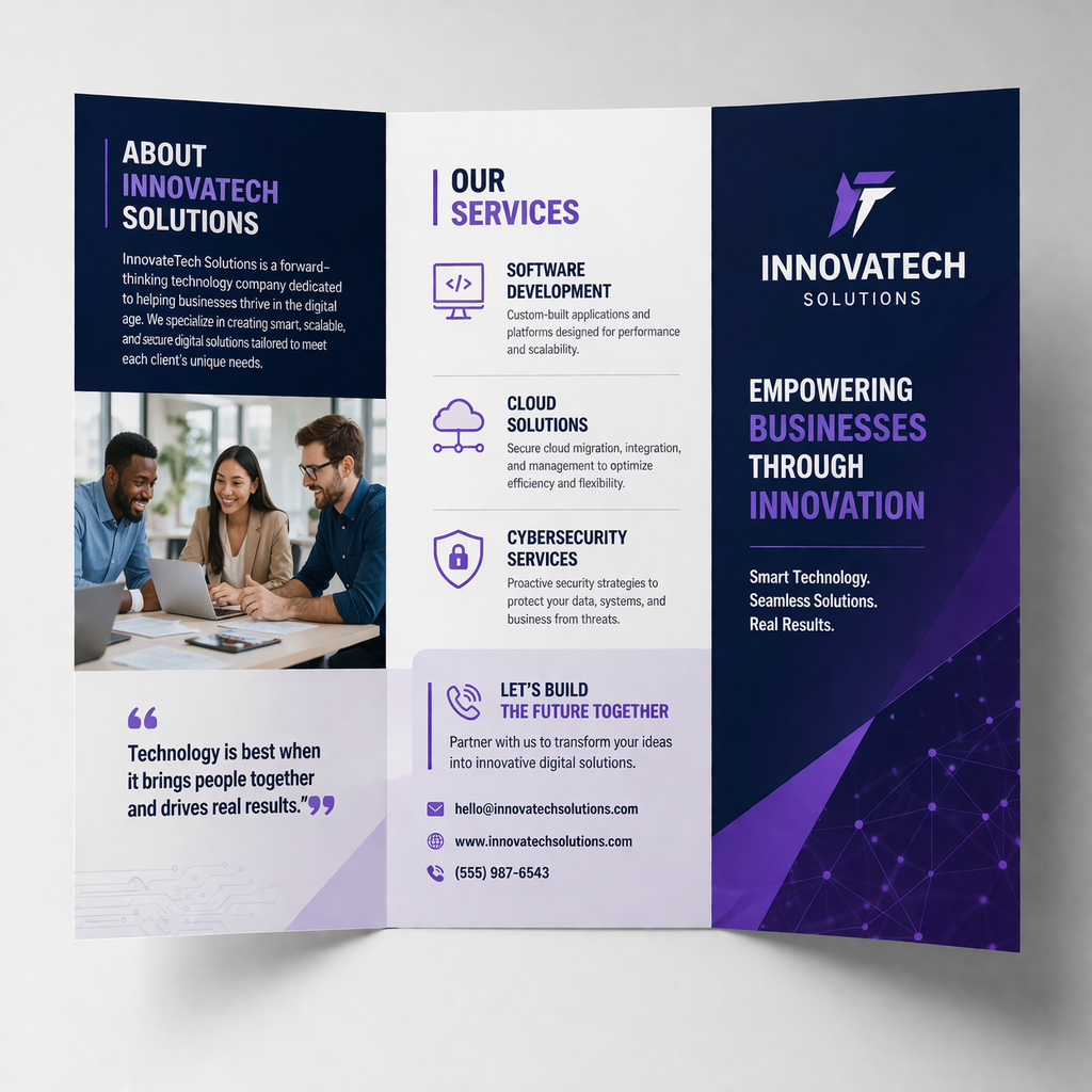 Brochures & Menus