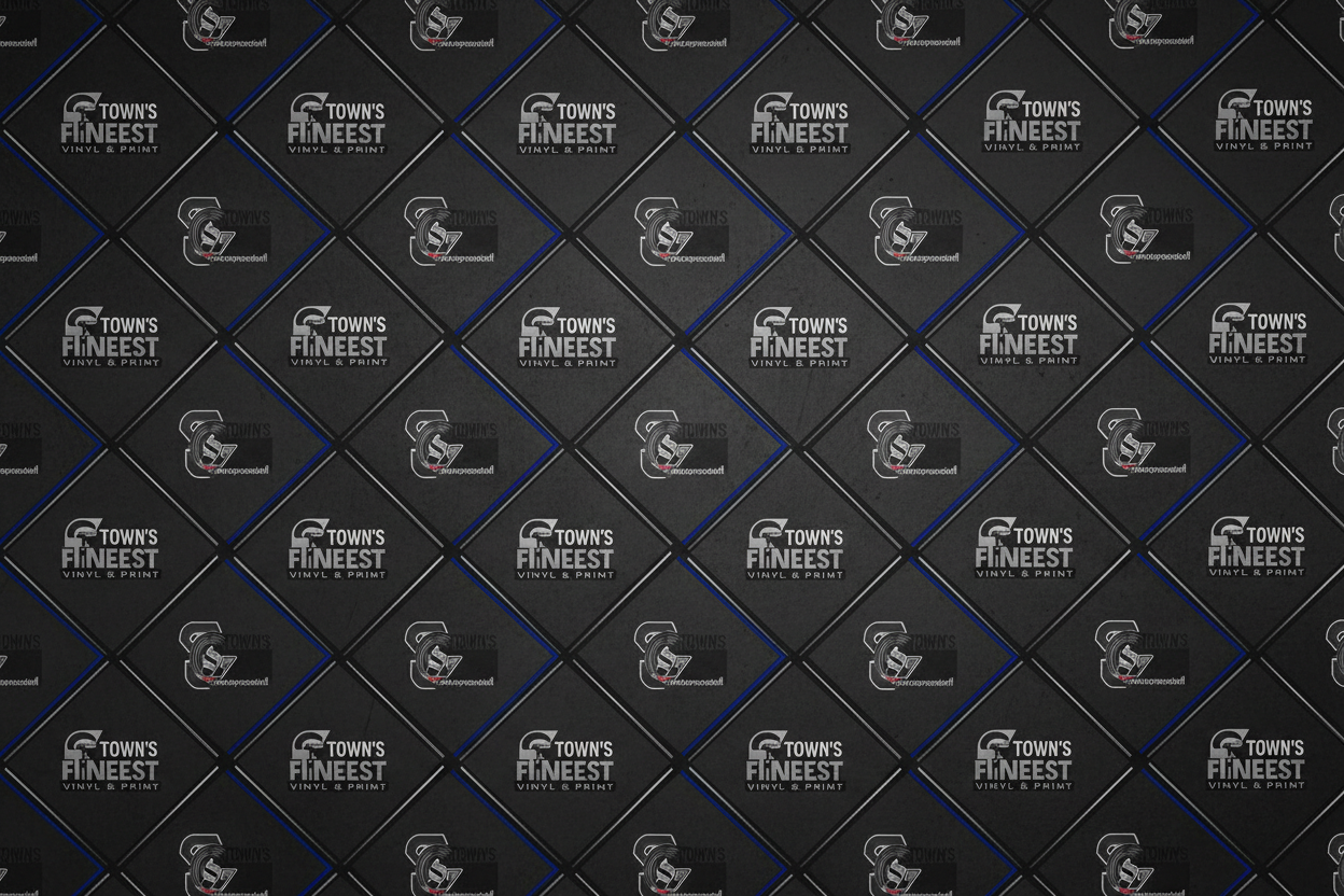 10x8 Step and Repeat Banner No Standing