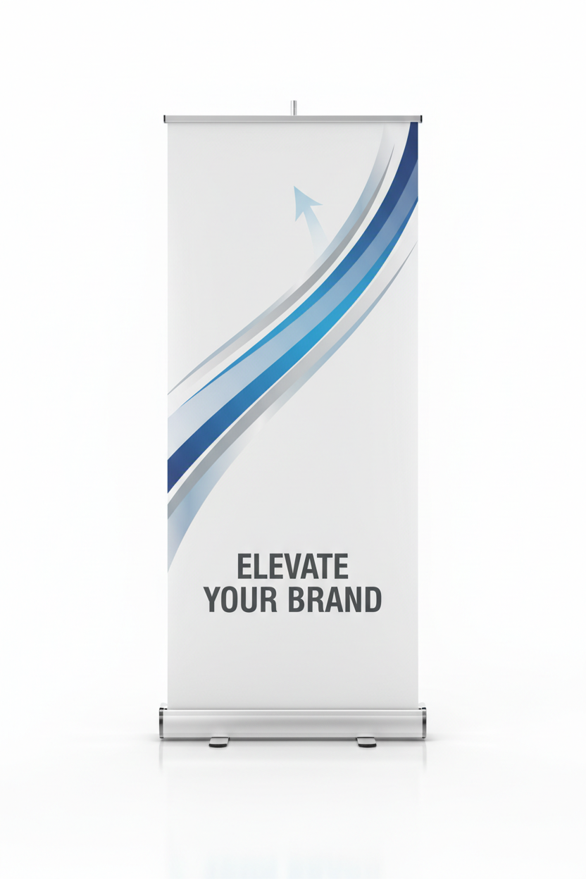2 Ft x 5 Ft Roll Up Banner Stands