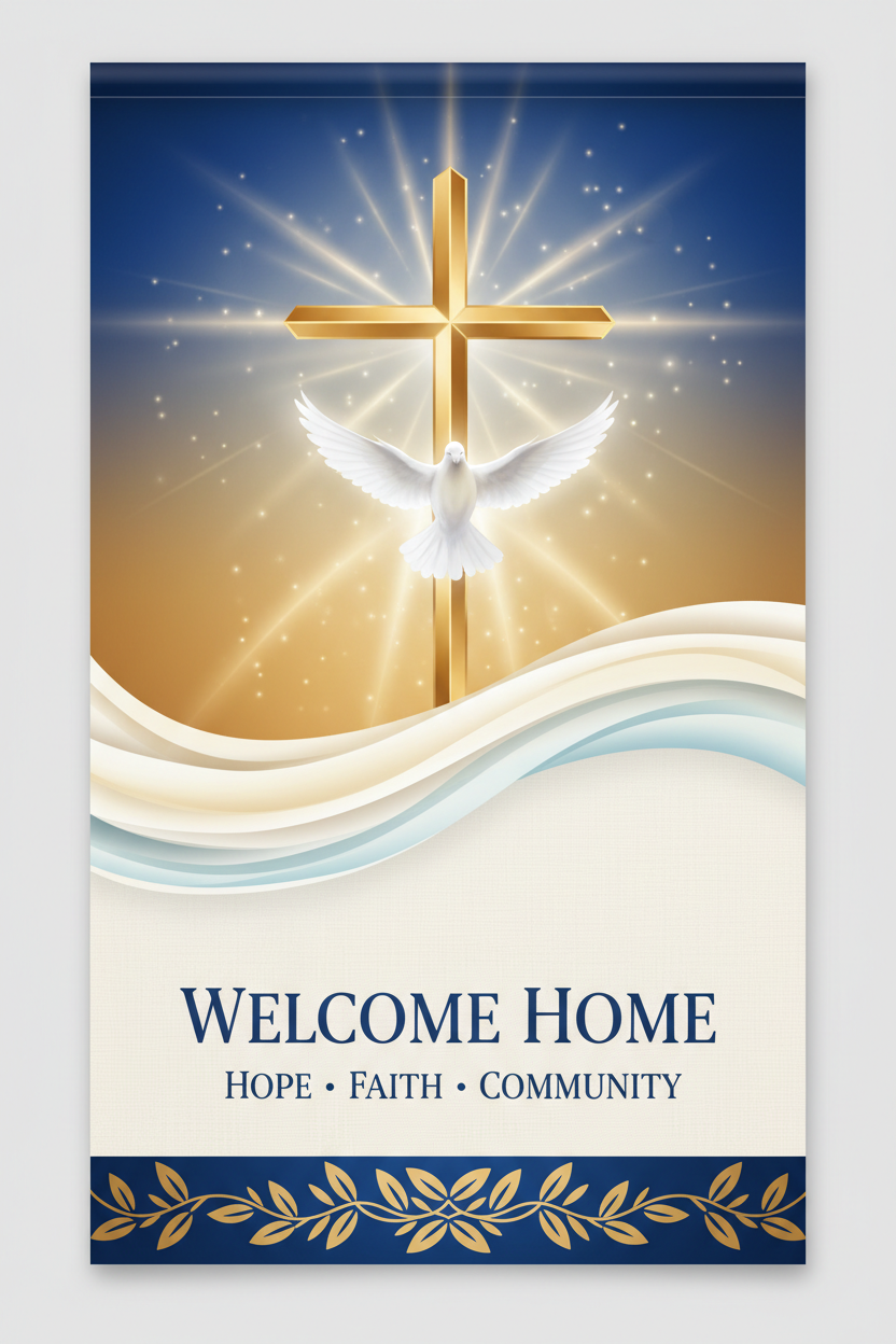 2x4 Portrait Church Banners