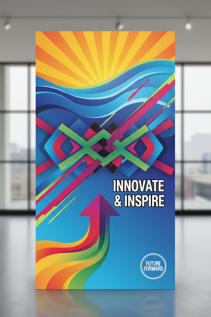 3x4 Indoor Banners Portrait Color