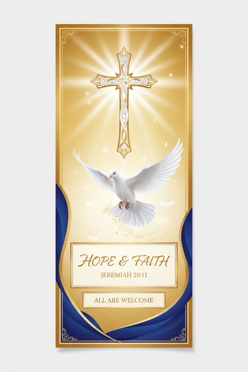 3x4 Portrait Church Banners