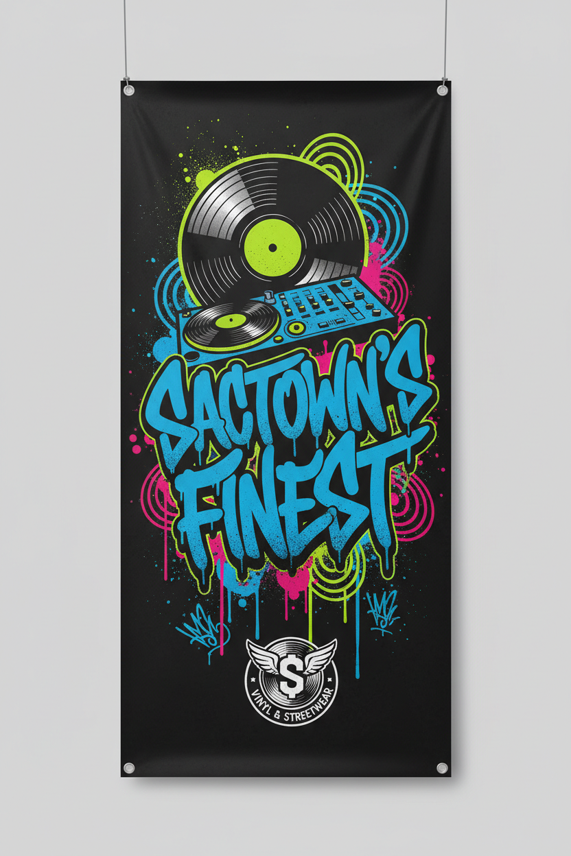 3x4 Street Banner Portrait