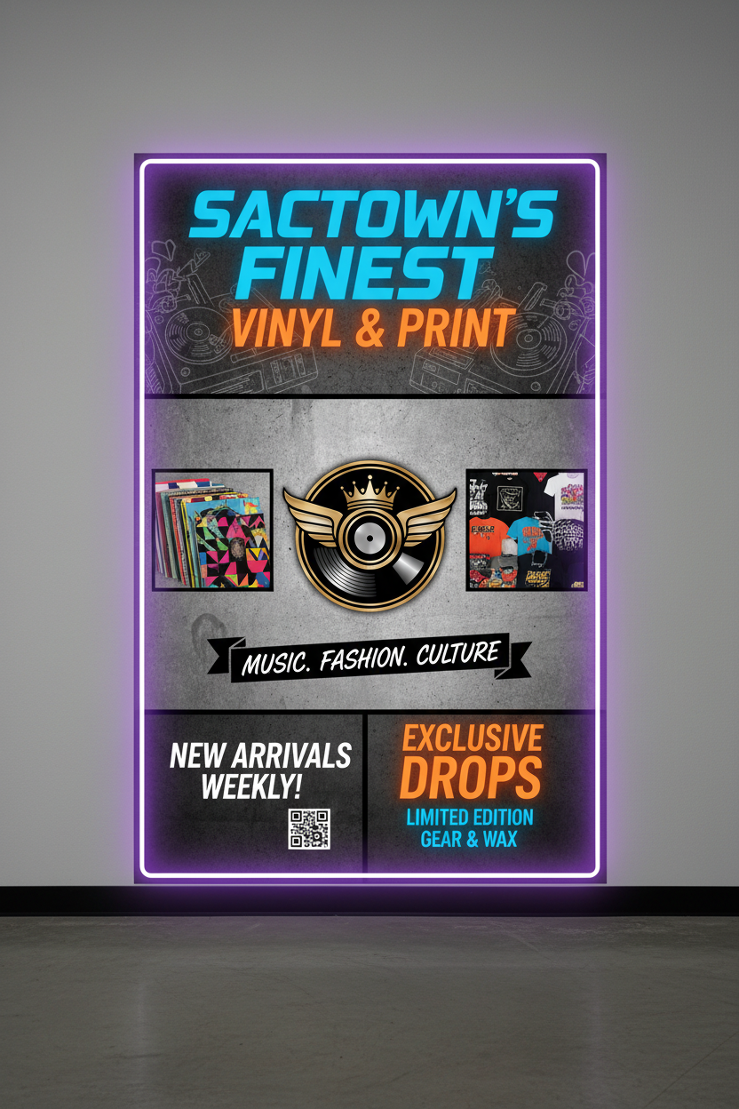 4x8 Indoor Banner Portrait No Standing