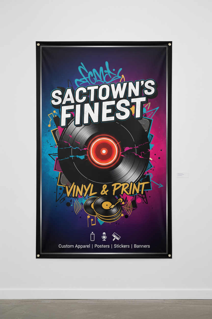 6x10 Indoor Banner Portrait No Standing