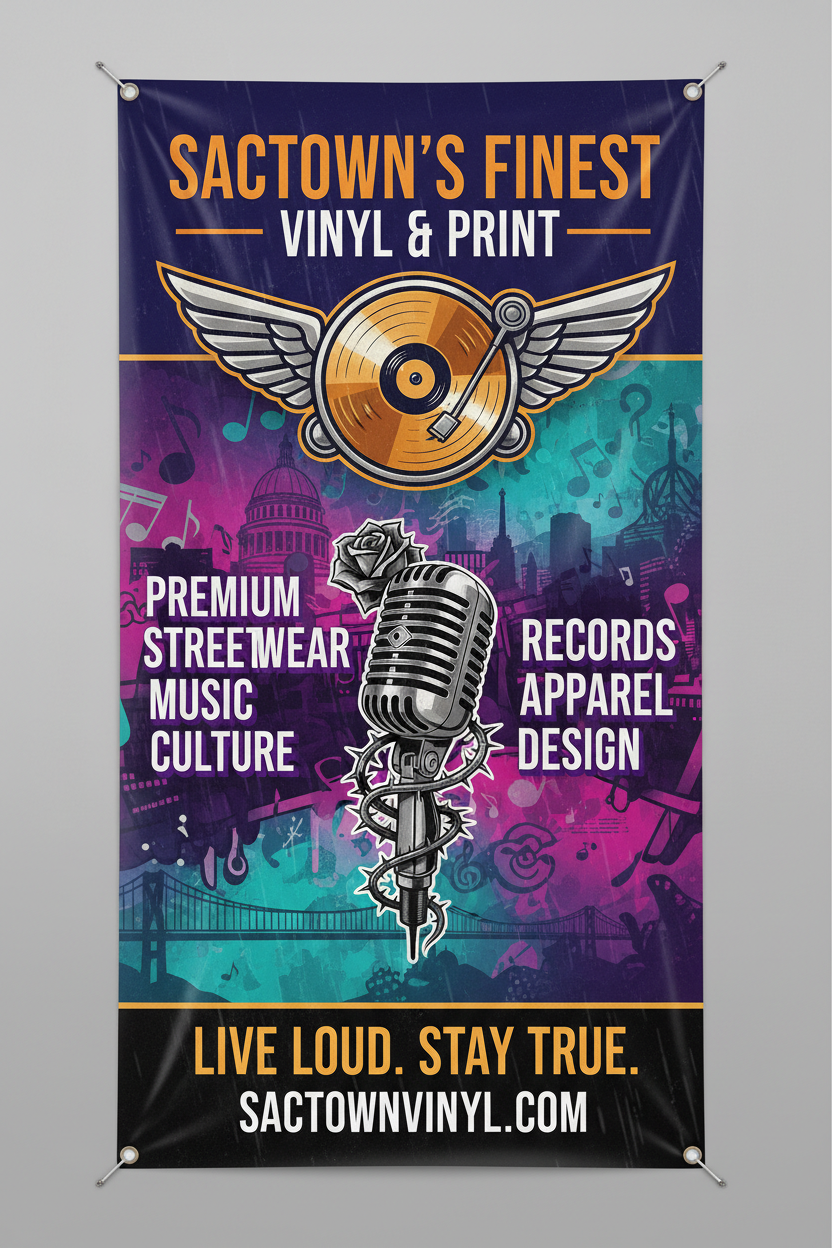 6x8 Outdoor Banner Portrait