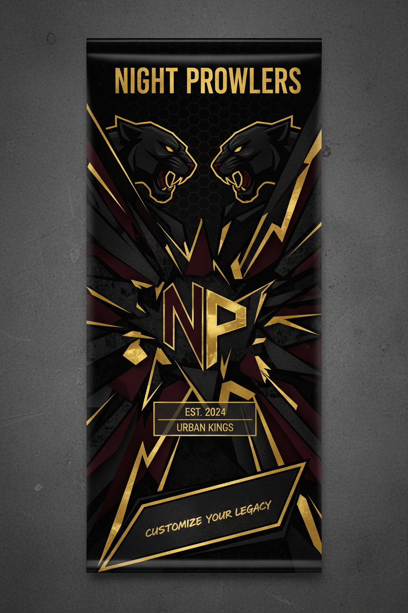 6x8 Team Banner Portrait