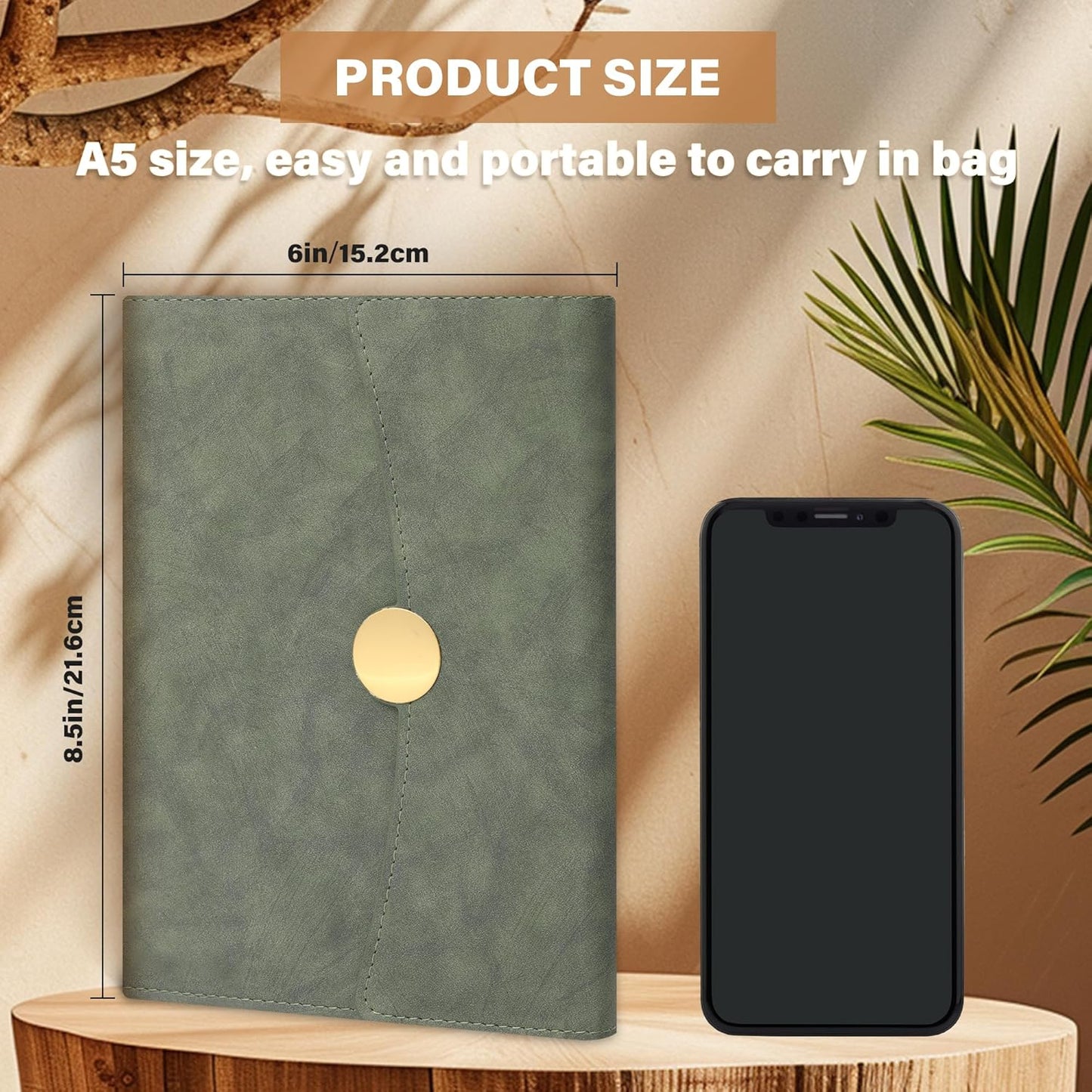 Faux Leather Notebook- Engraved