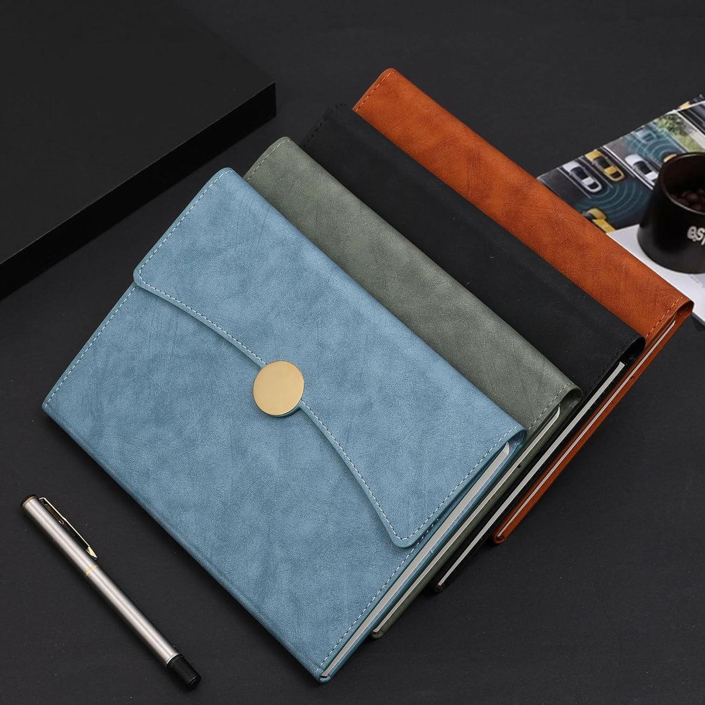 Faux Leather Notebook- Engraved