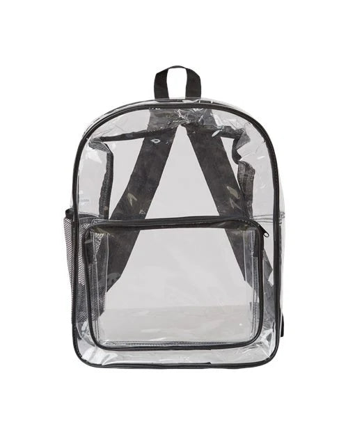 Large 17" Heavy Duty Clear Backpack