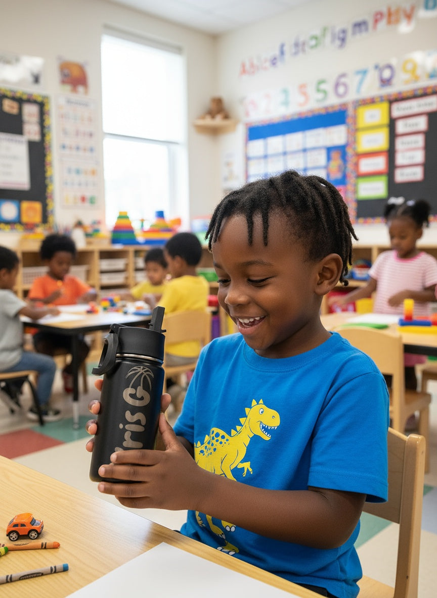 14oz Engraved Kids Water Bottle