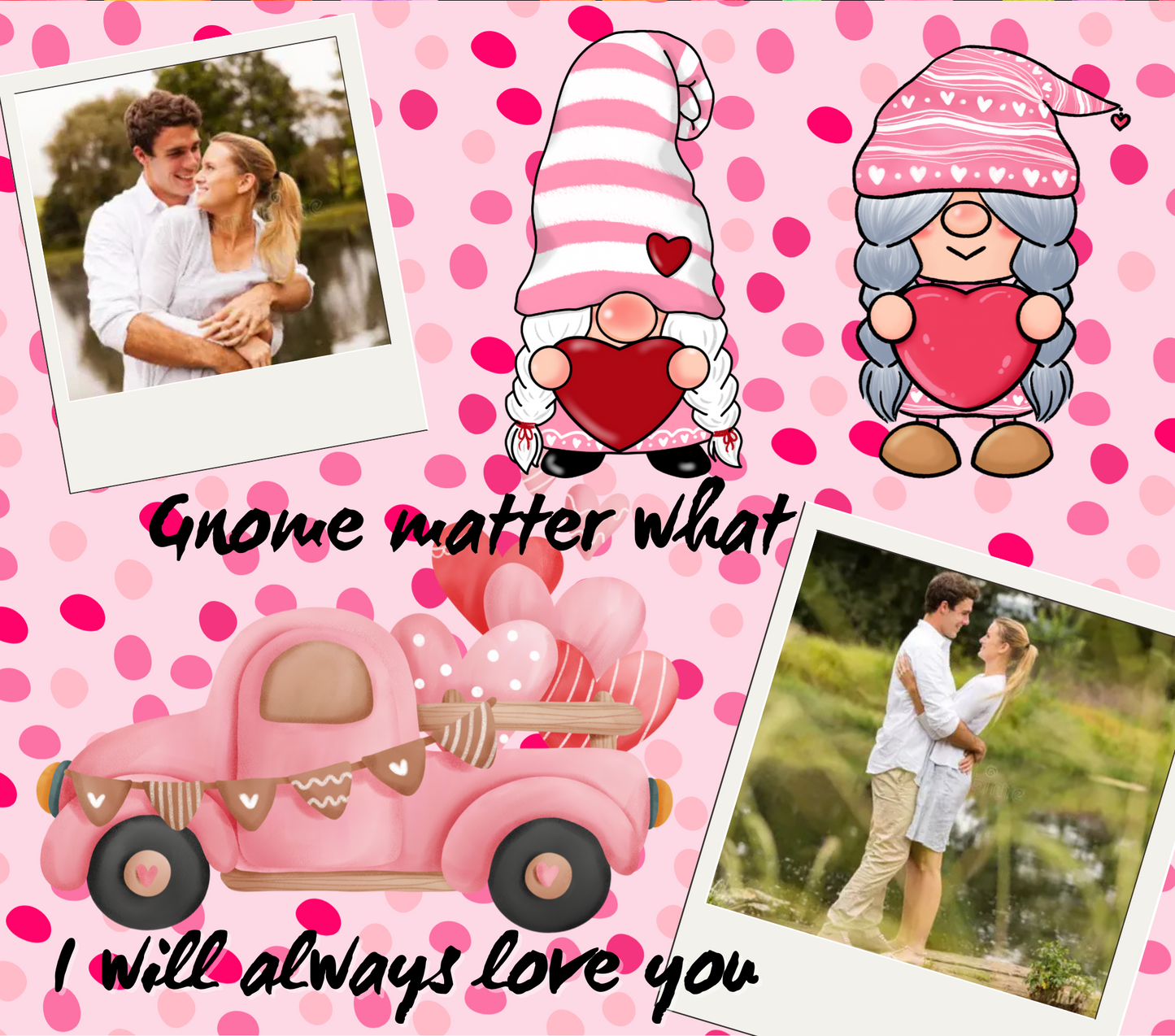 Gnome Matter What Skinny Tumbler