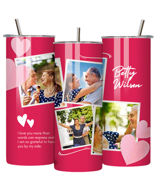 I Love You More Skinny Tumbler Sactown's Finest Vinyl & Print