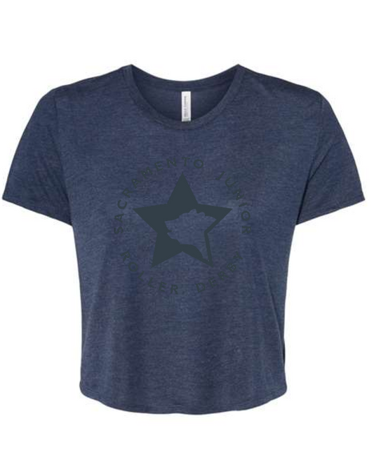 Logo Junior Flowy Cropped Tee