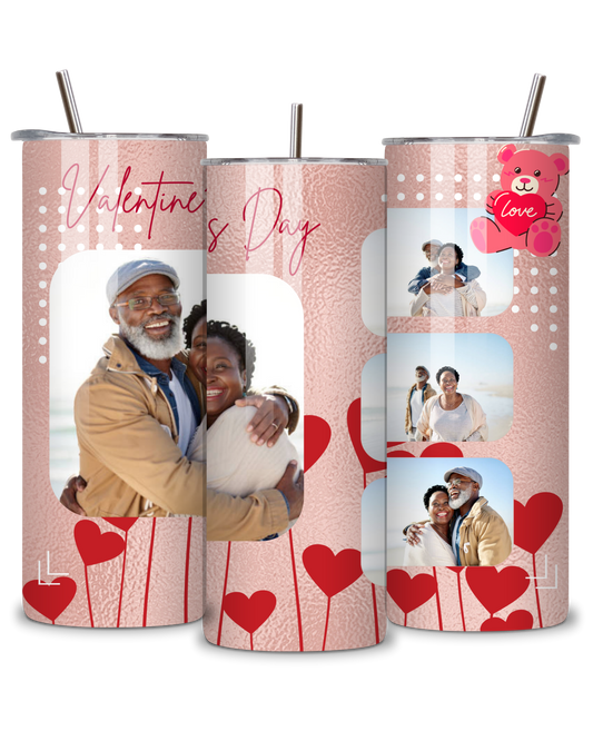 Love Bear Skinny Tumbler