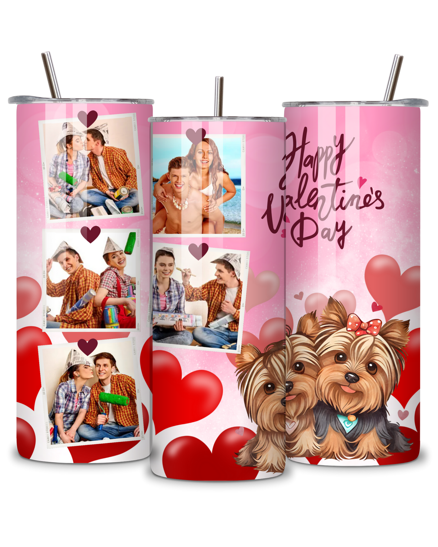 Puppy Love Skinny Tumbler