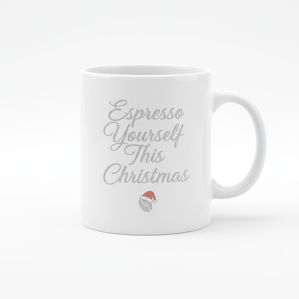Espresso Yourself This Christmas - Laser Etched Coffee Mug | Holiday Gift