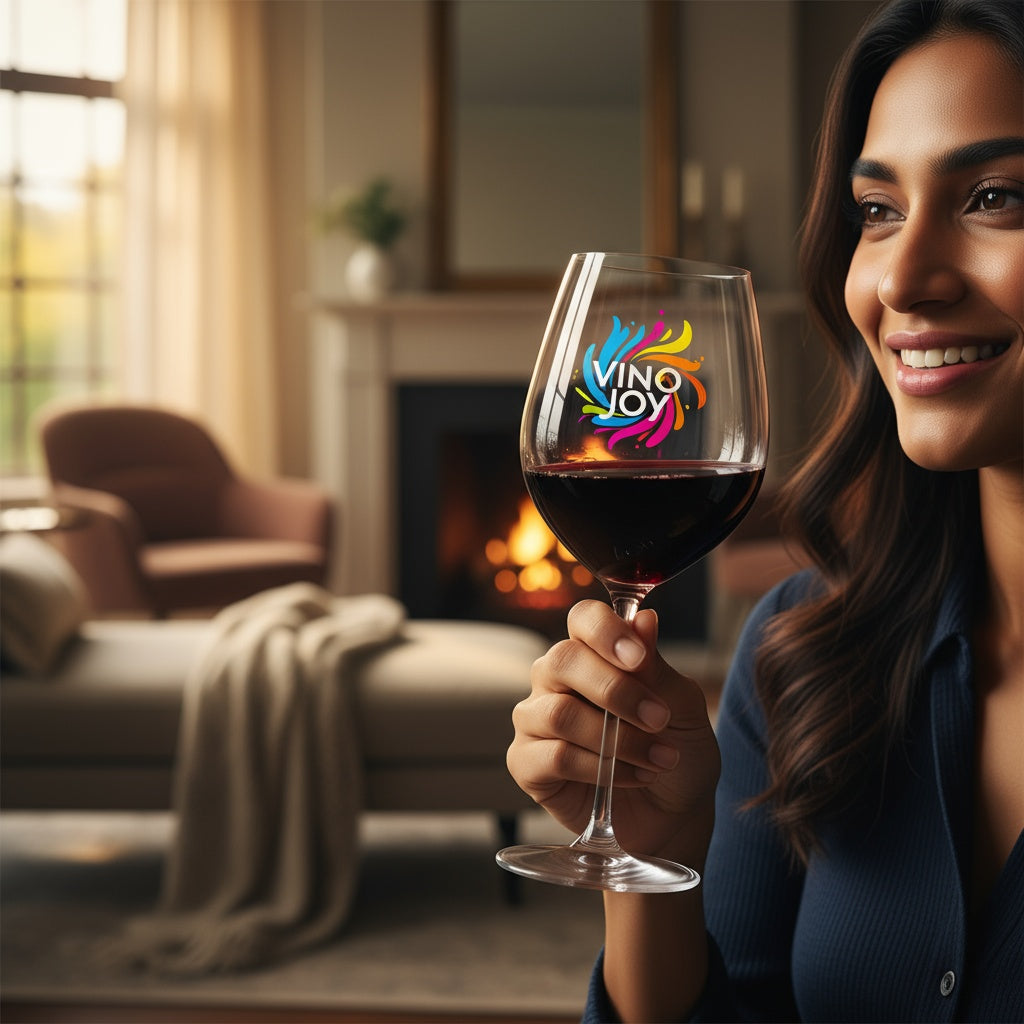 UV Printed 20 oz Wine glass