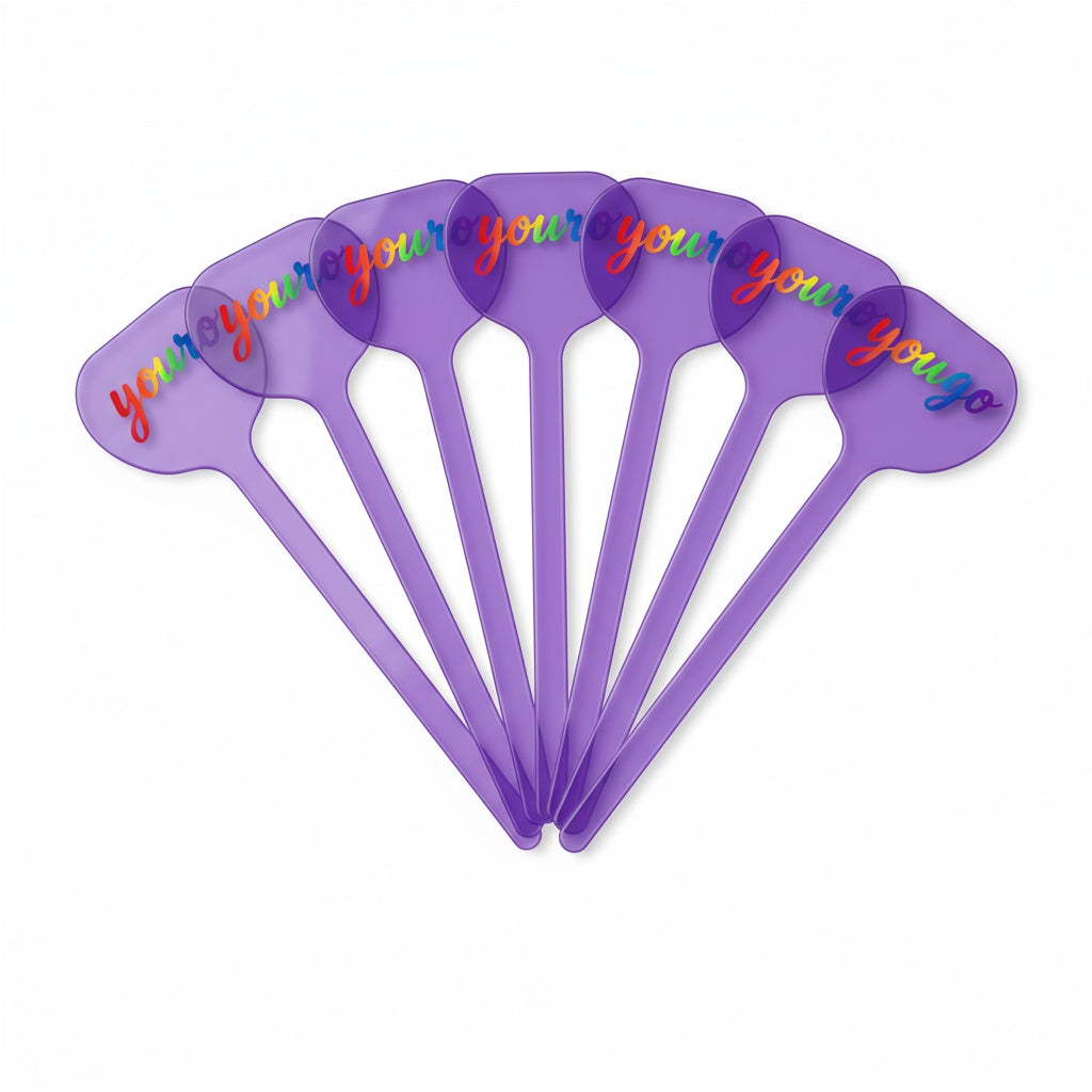 Custom 3D Printed Stir Sticks