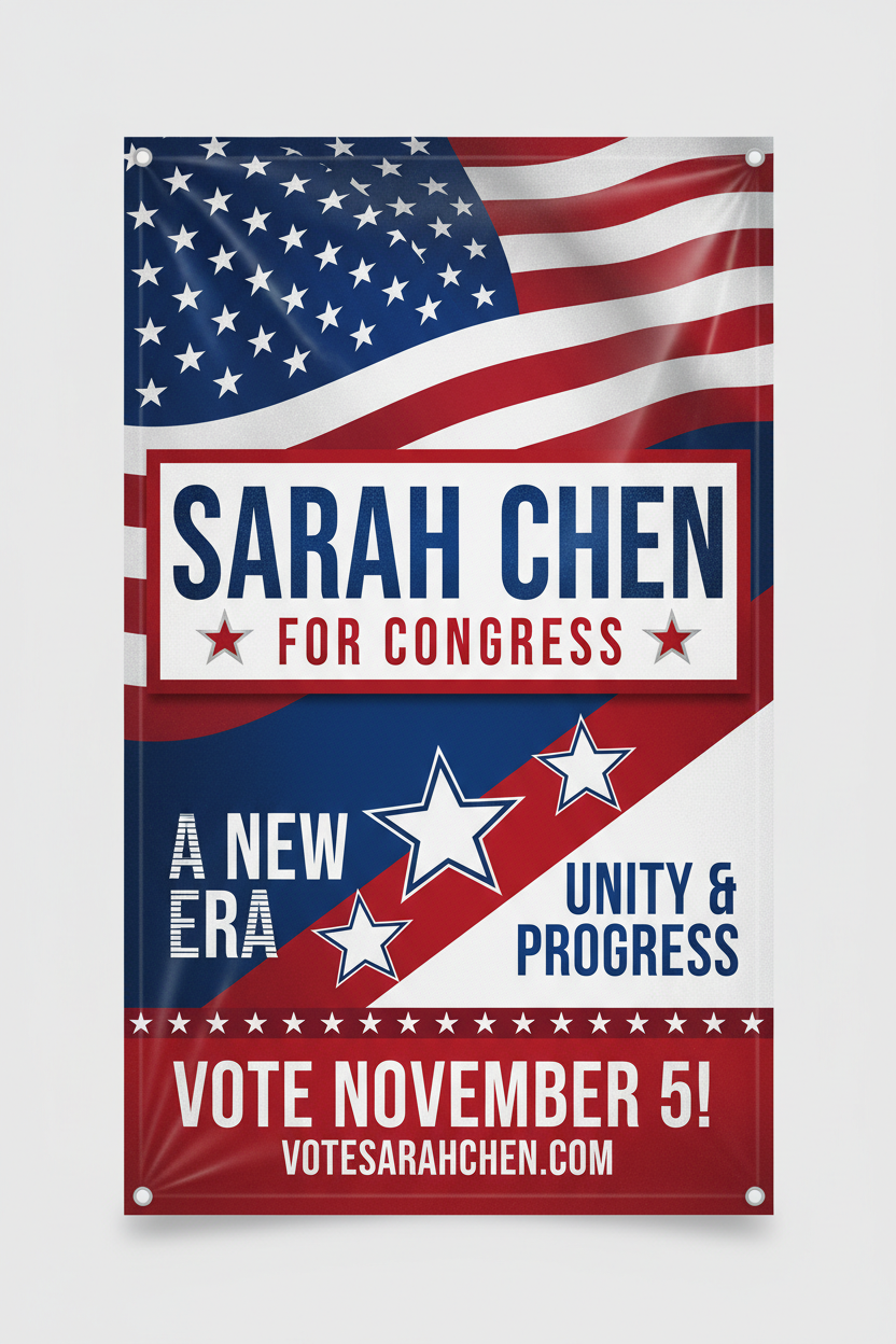 Political Banners 2x3 Portrait