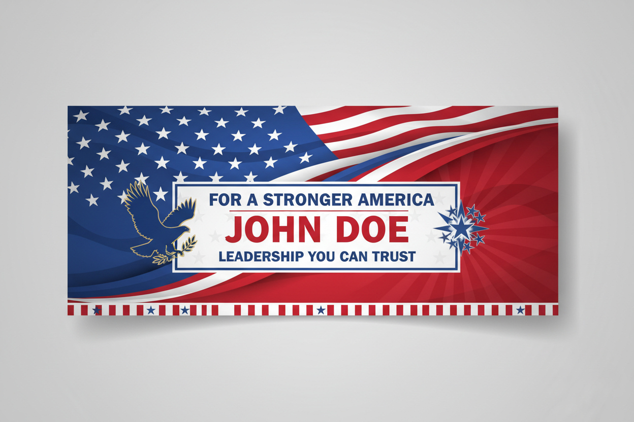 Political Banners Landscape 3x2