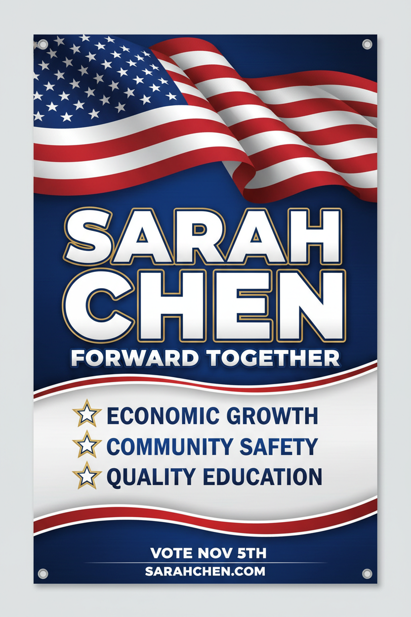 Political Banners Portrait 4x6