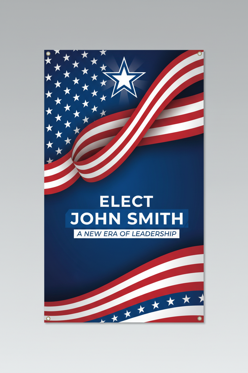 Political Banners Portrait 4x8 Advertising