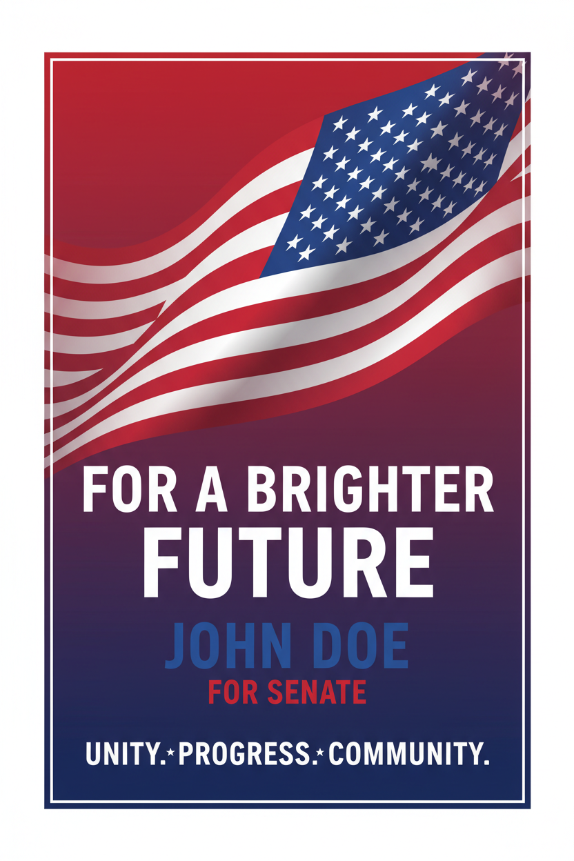 Political Banners Portrait 6x10