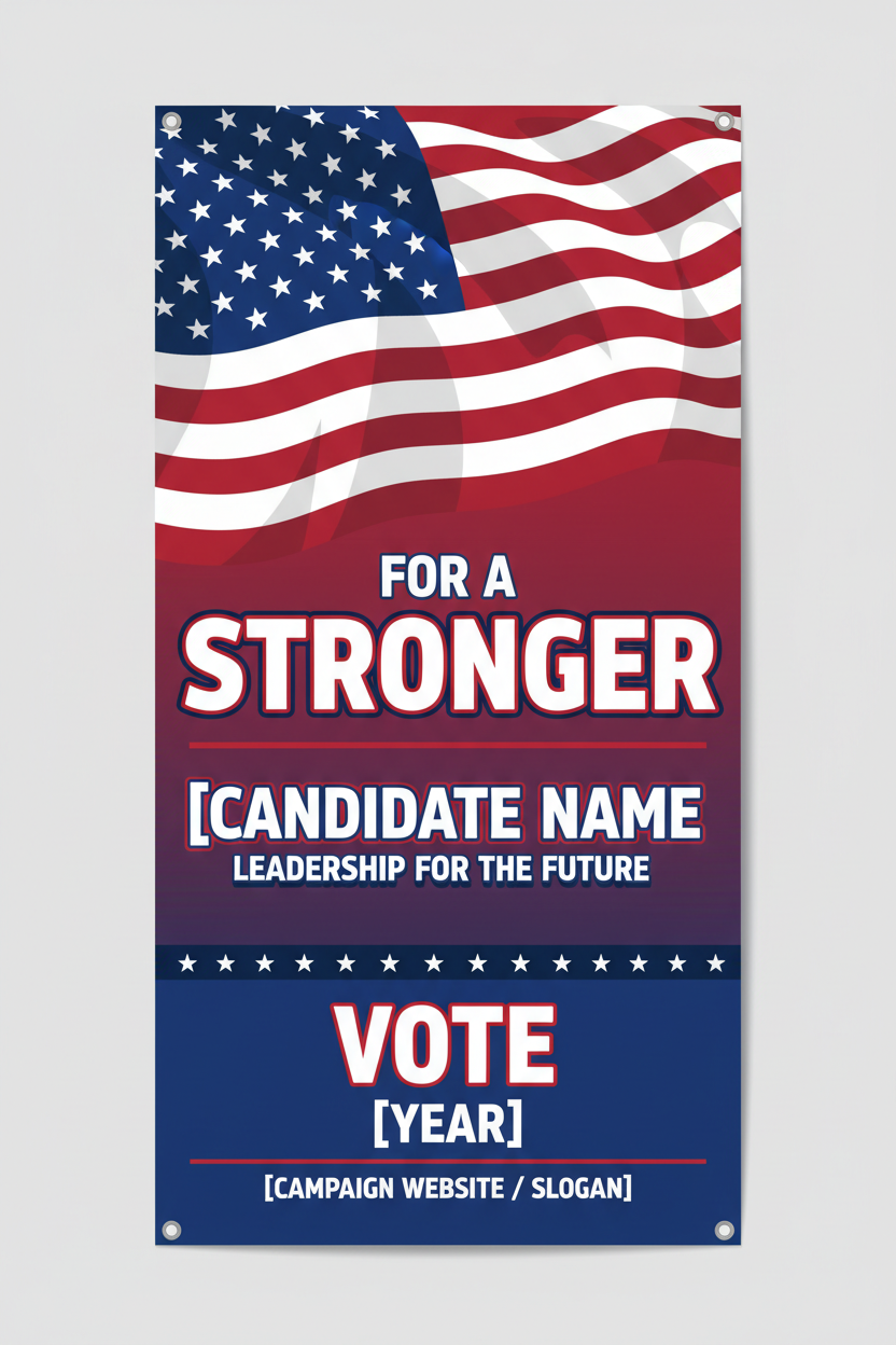 Political Banners Portrait 6x8