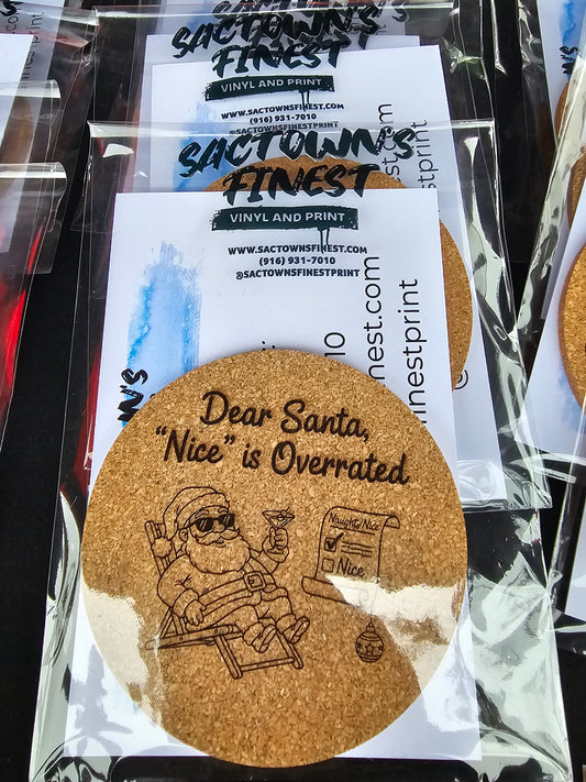 Nice is Overrated Coaster | Funny Coaster