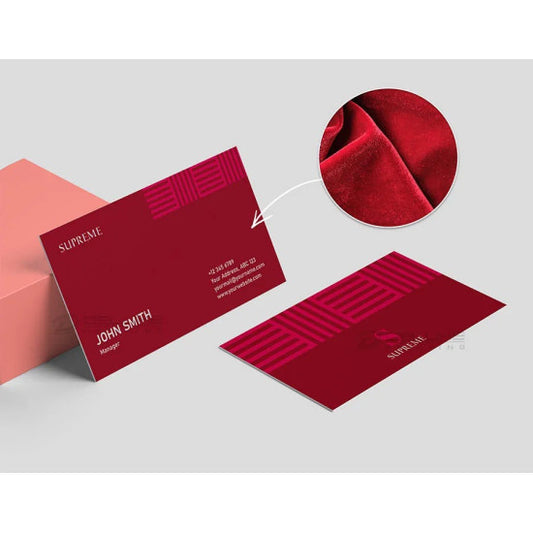 Velvet Soft Touch Business Cards