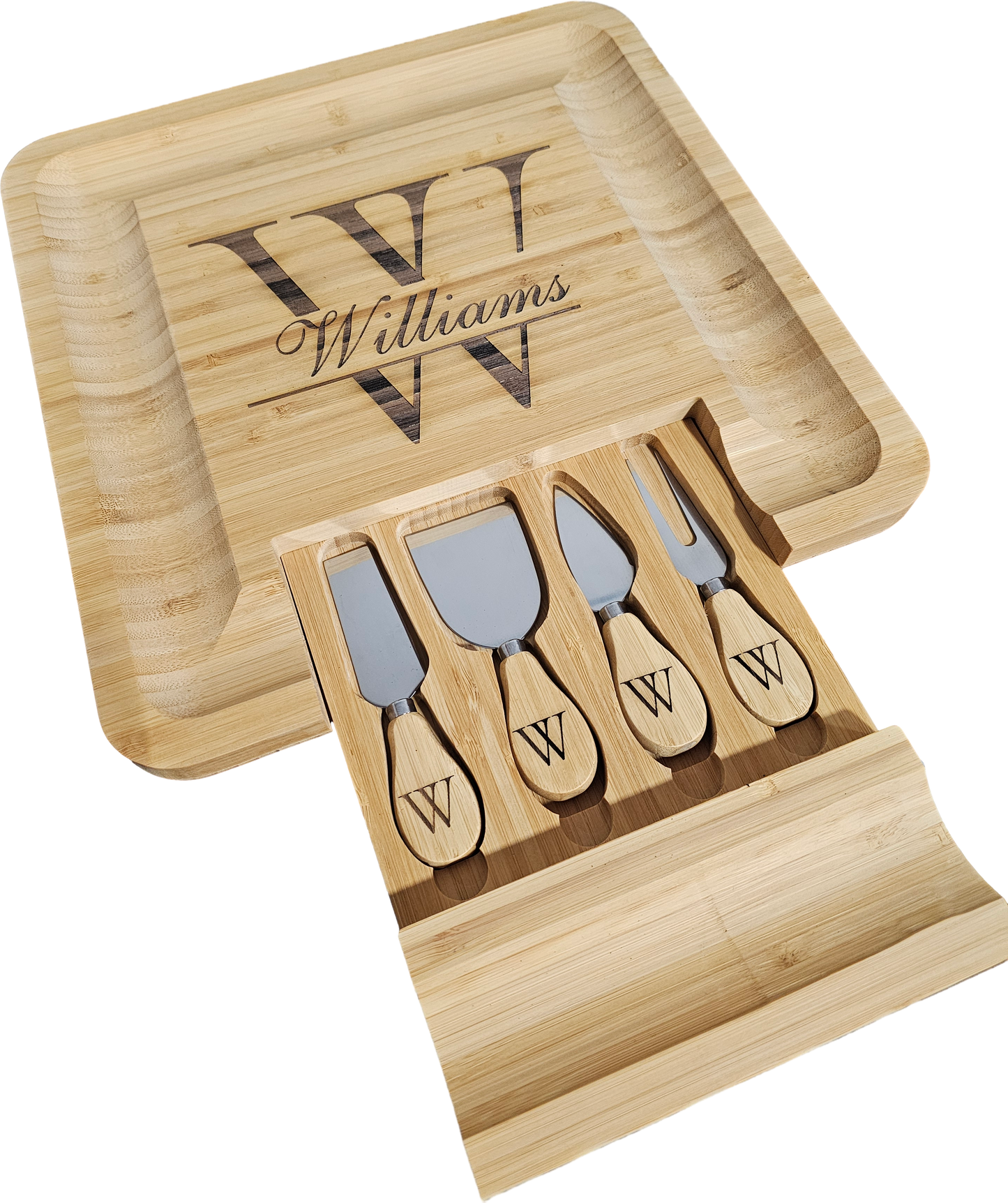 Custom engraved cheese board