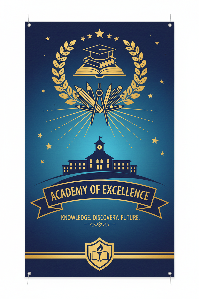 School Banners Portrait 2x3