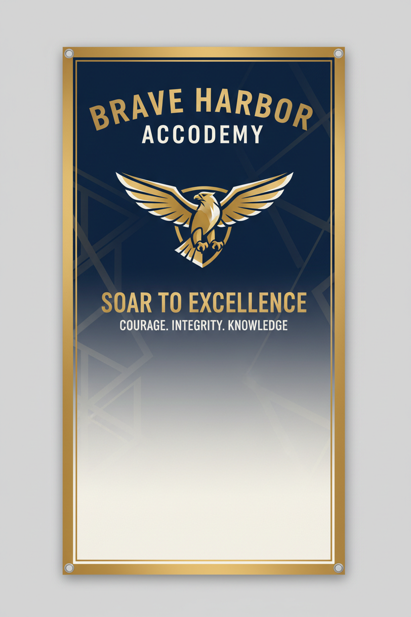 School Banners Portrait 4x8