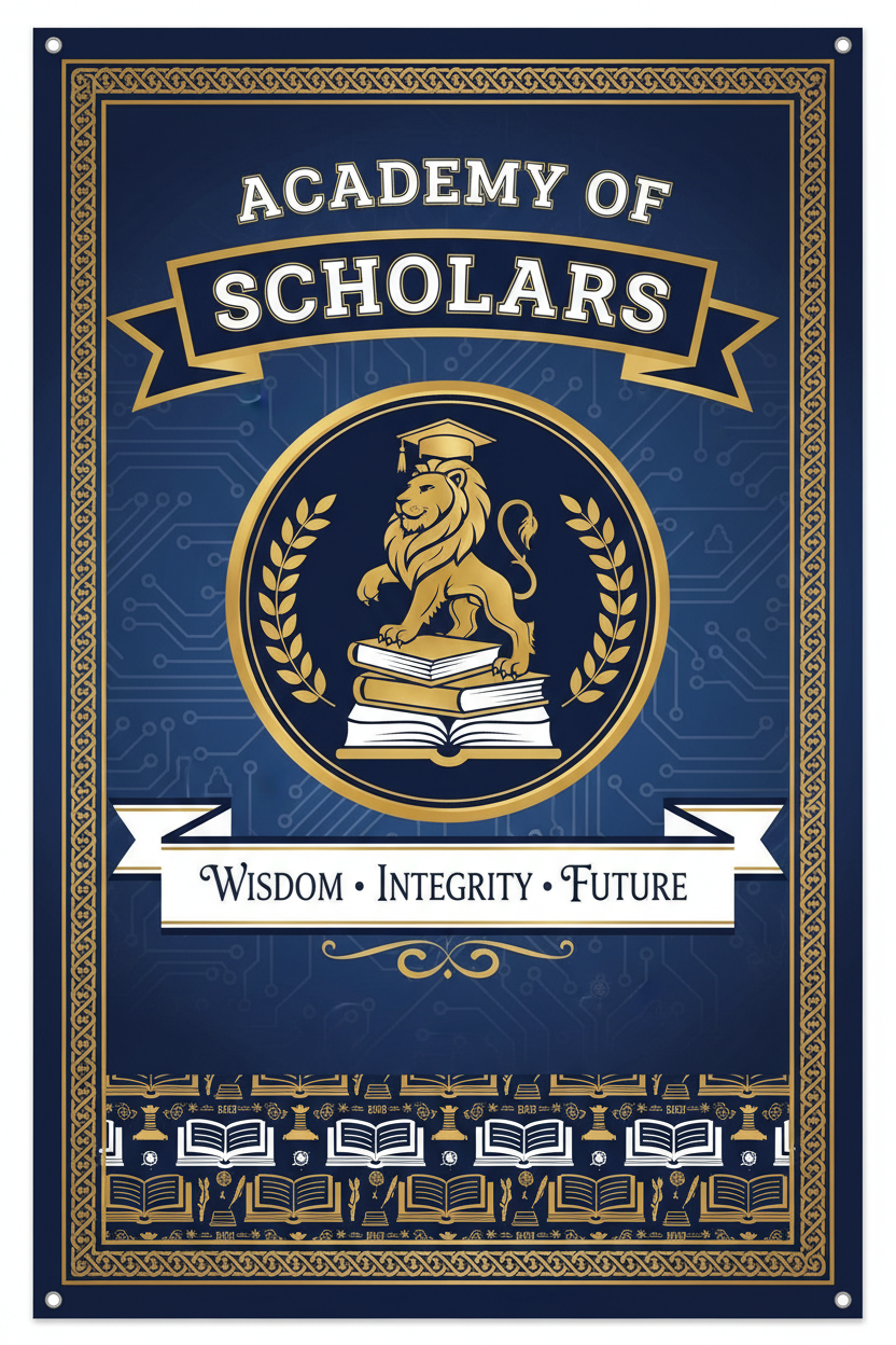 School Banners Portrait 6x8