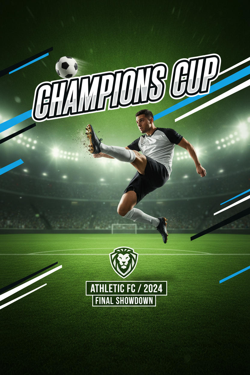 Soccer Banners Portrait 3x6