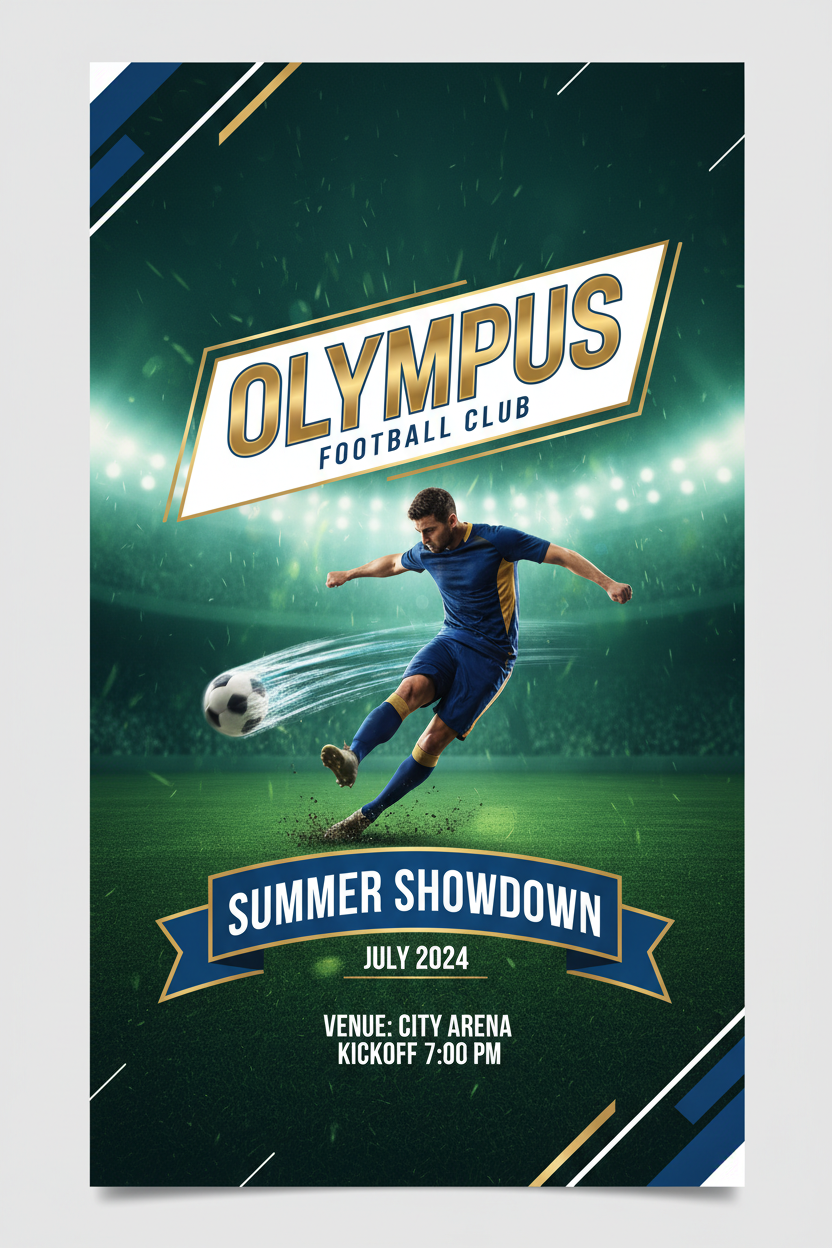 Soccer Banners Portrait 4x8