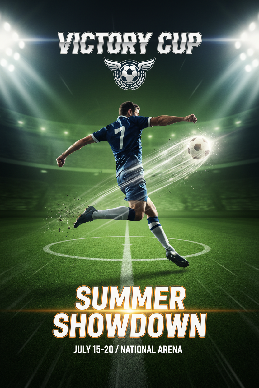 Soccer Banners Portrait 6x10