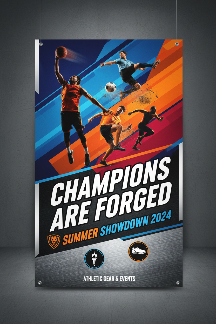 Sports Banners Portrait 2x4